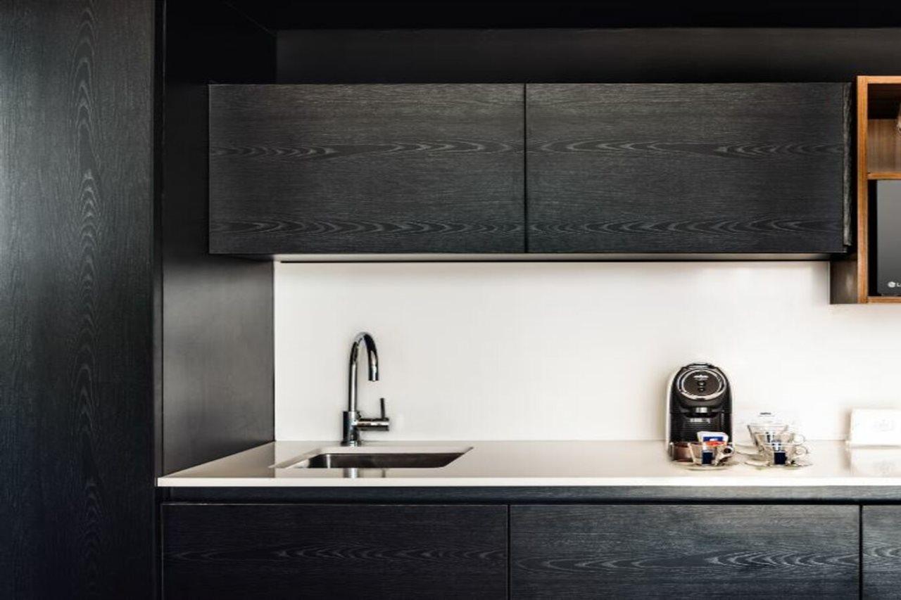 Sls Buenos Aires Puerto Madero Hotel Bagian luar foto A kitchen in a serviced apartment